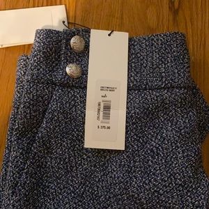 Veronica Beard Navy Blue Arezzo Miniskirt